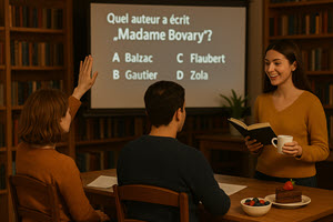 Soirée littéraire : quiz, découvertes et gourmandises (11 mars 2026)